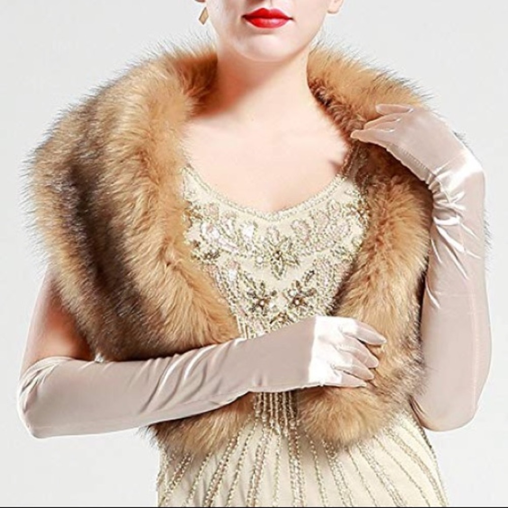 Faux Fur Scarf Wrap Collar Shawl